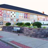 Quilt Square Memorial Wall